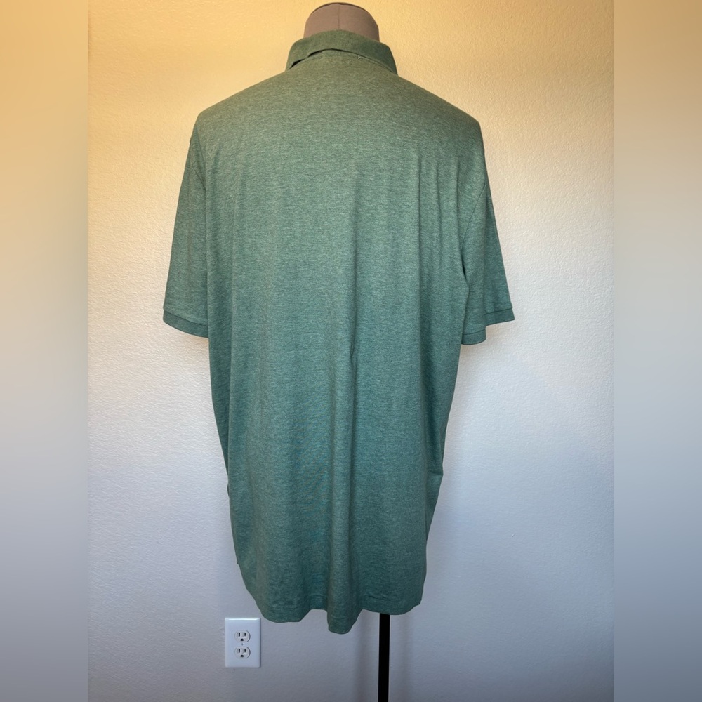 Polo by Ralph Lauren Men's Classic Green Polo Shirt - Picture 8 of 10